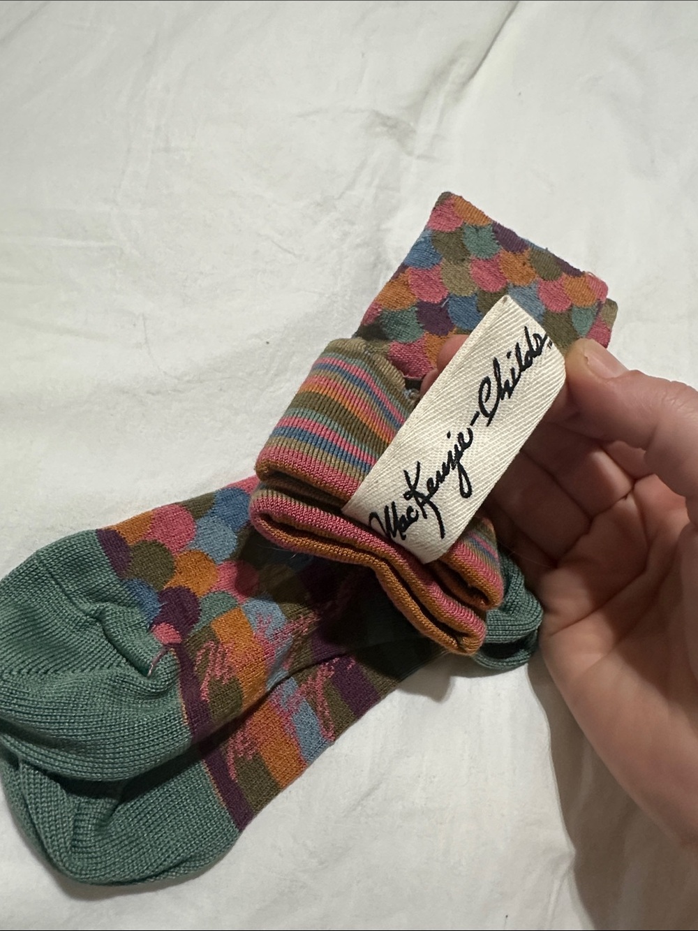 NWT MacKenzie Childs children’s French socks 4-6 years - Picture 3 of 4
